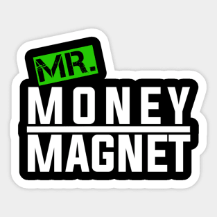 Mr. Money Magnet Sticker